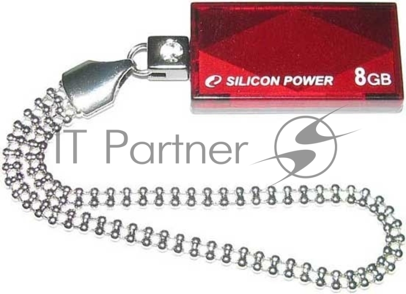 Флеш Диск Silicon Power 8Gb Touch 810 SP008GBUF2810V1R USB2.0 красный