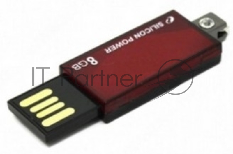 Флеш Диск Silicon Power 8Gb Touch 810 SP008GBUF2810V1R USB2.0 красный