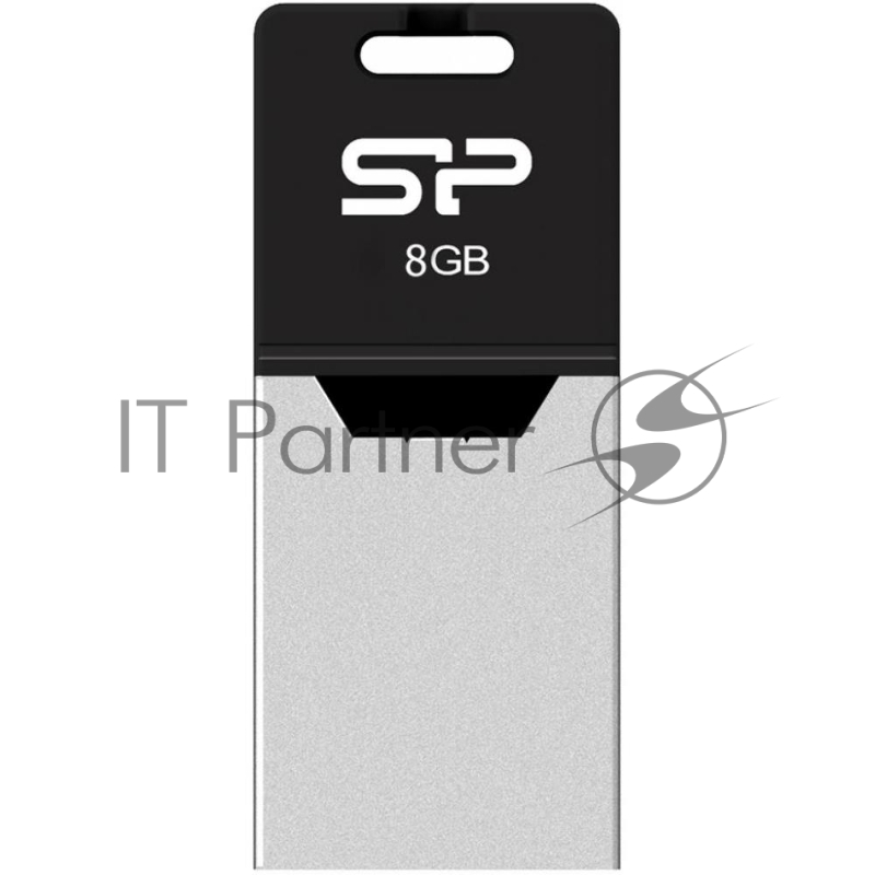 Флеш Диск Silicon Power 8Gb Mobile X20 USB2.0 серебристый