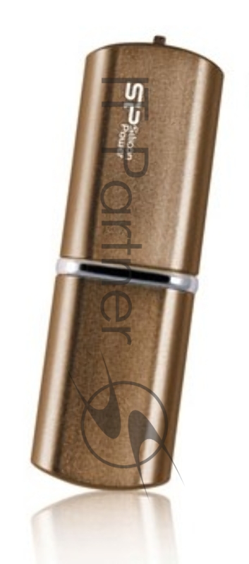Флеш Диск Silicon Power 16Gb LuxMini 720 SP016GBUF2720V1Z USB2.0 коричневый