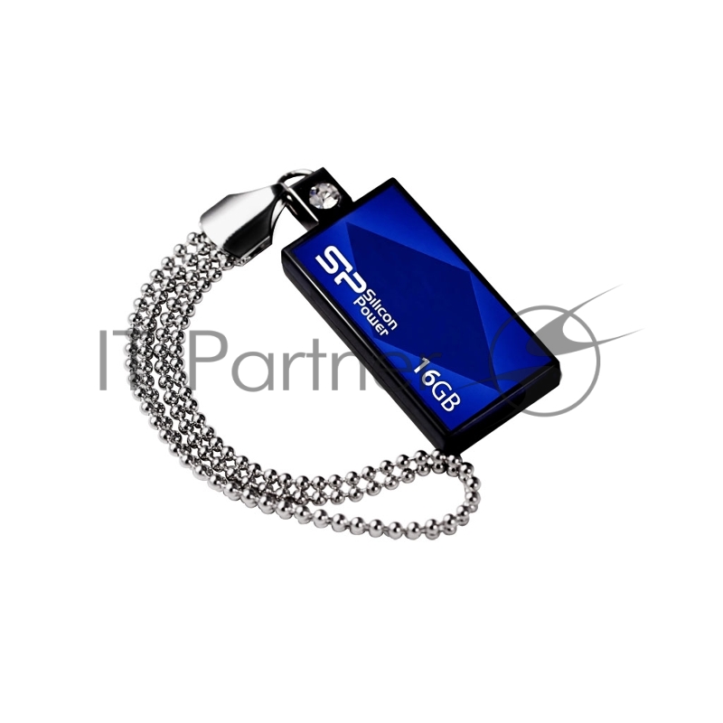 Флеш Диск Silicon Power 16Gb Touch 810 SP016GBUF2810V1B USB2.0 синий