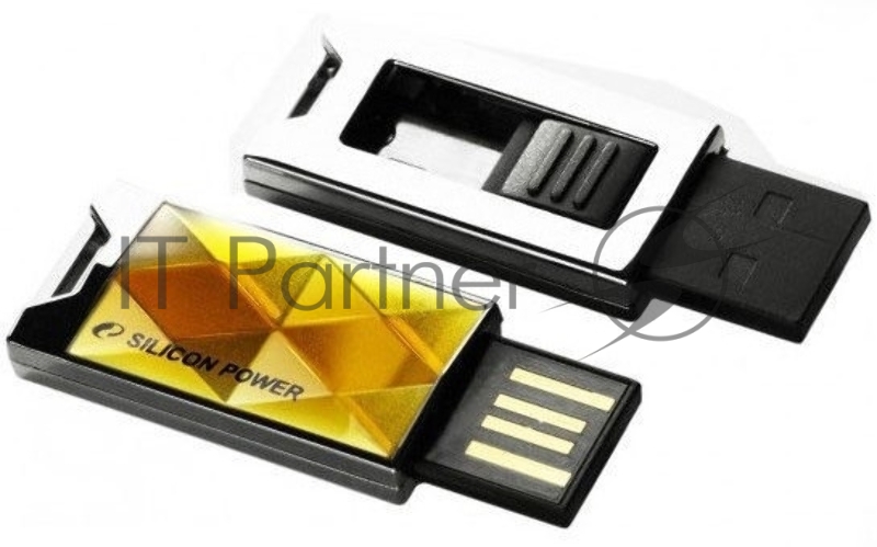 Внешний накопитель 32GB Silicon Power Touch 850 Titanium USB 2.0 (SP032GBUF2850V1T)