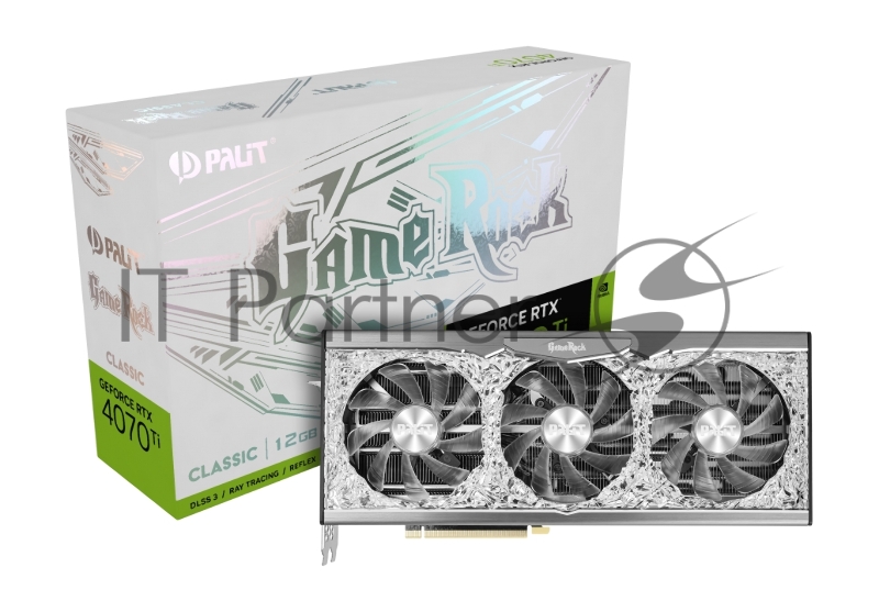 Видеокарта Palit RTX4070Ti GAMEROCK CLASSIC 12GB GDDR6X 192bit 3-DP HDMI NED407T019K9-1046G