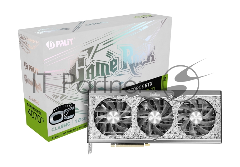 Видеокарта PALIT RTX4070Ti GAMEROCK CLASSIC OC 12GB GDDR6X 192bit 3-DP HDM NED407TH19K9-1046G
