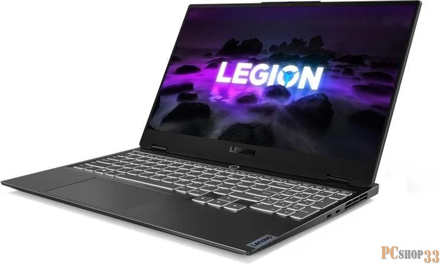 Ноутбук Lenovo Legion S7 15ACH6 Ryzen 5 5600H 16Gb SSD1Tb NVIDIA GeForce RTX 3060 6Gb 15.6 IPS FHD (1920x1080) noOS black WiFi BT Cam