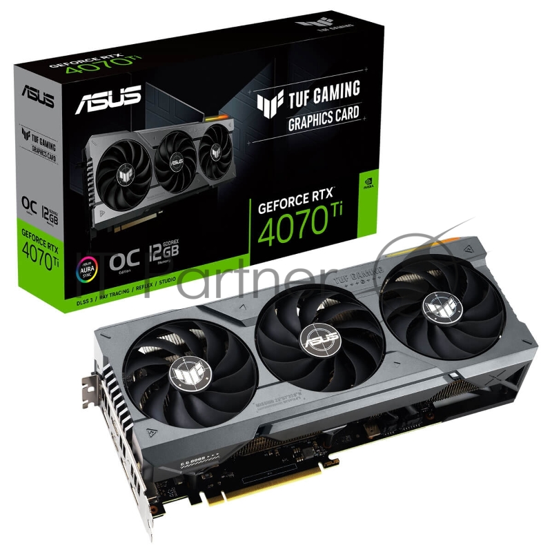 Видеокарта Asus TUF-RTX4070TI-O12G-GAMING /RTX4070TI,HDMI*2,DP*3,12G,D6X (90YV0IJ0-M0NA00)