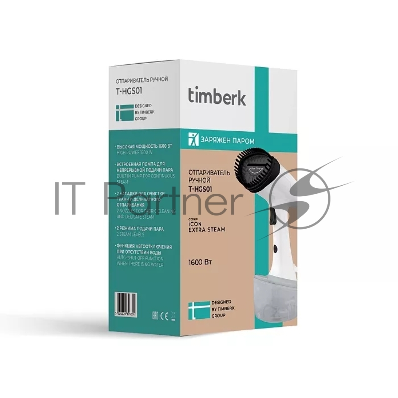 Отпариватель ручной Timberk T-HGS01 Белый