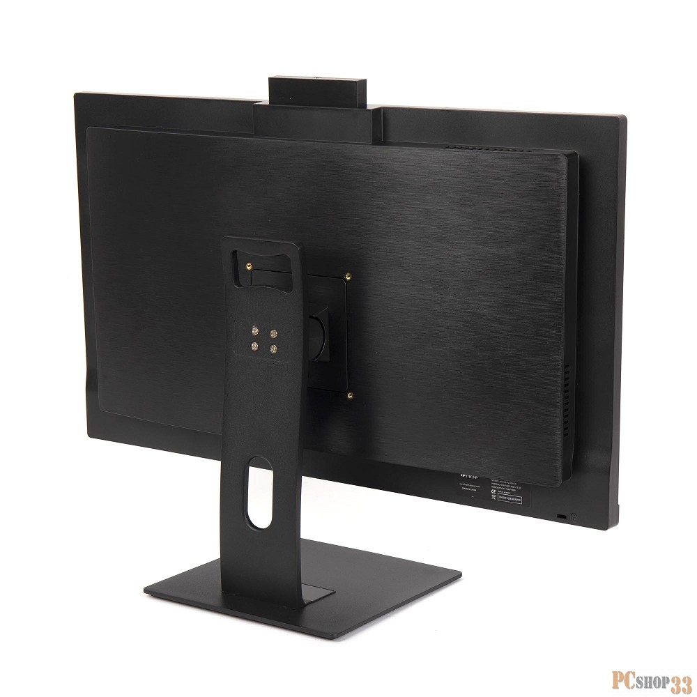 Моноблок Hiper V6 23.8 Full HD Cel G5905 (3.5) 4Gb SSD256Gb UHDG Windows 10 Professional GbitEth WiFi BT клавиатура мышь Cam черный 1920x1080