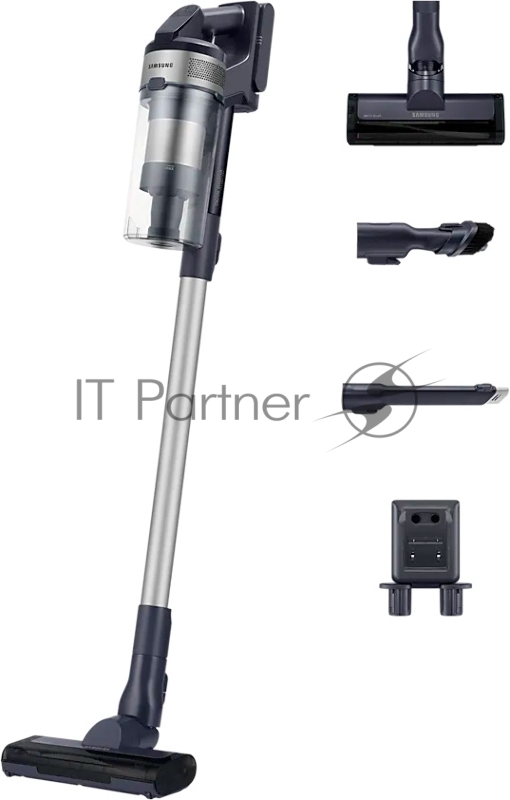 Пылесос ручной Samsung Jet VS15A6032R5/SB 410Вт серебристый/черный