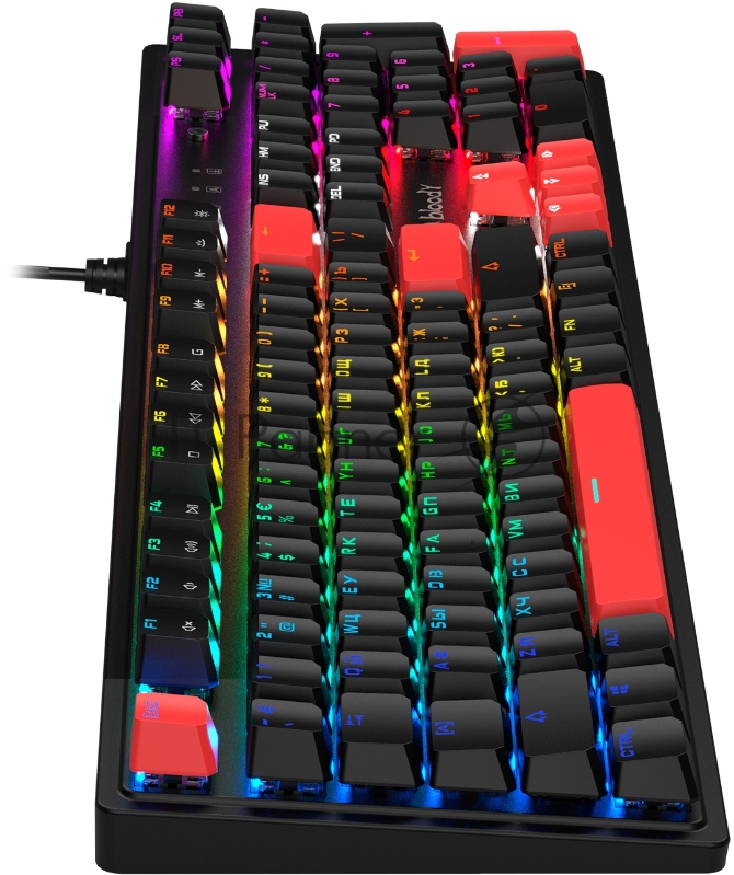Клавиатура A4Tech Bloody S510R механическая черный USB for gamer LED