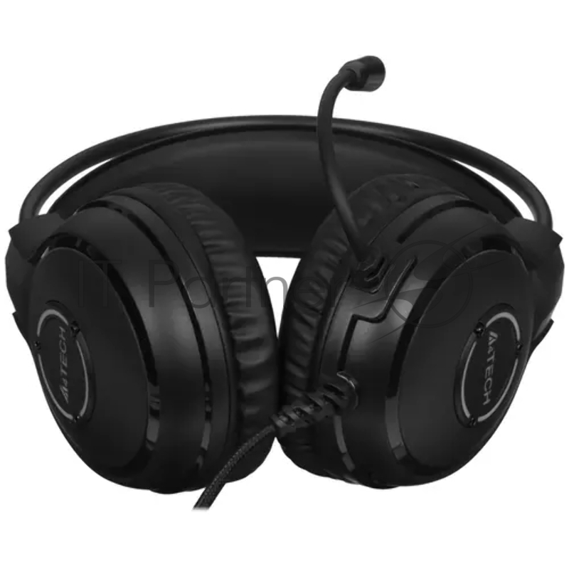Наушники с микрофоном A4Tech Fstyler FH300U черный 2м накладные USB оголовье