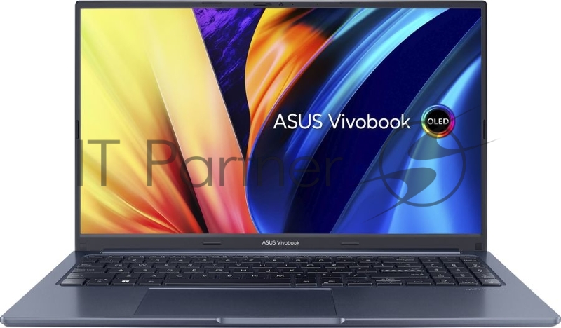Ноутбук Asus Vivobook 15 M1503Q Ryzen 7 5800H 16Gb SSD512Gb AMD Radeon 15.6 OLED 2.8K (2880x1620)/ENGKBD noOS blue WiFi BT Cam Английская клавиатура