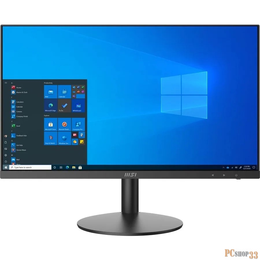 Моноблок MSI Pro AP241 11M-407RU 23.8 Full HD i3 10105 (3.7) 8Gb SSD250Gb UHDG 630 Windows 11 Home GbitEth WiFi BT 120W черный 1920x1080