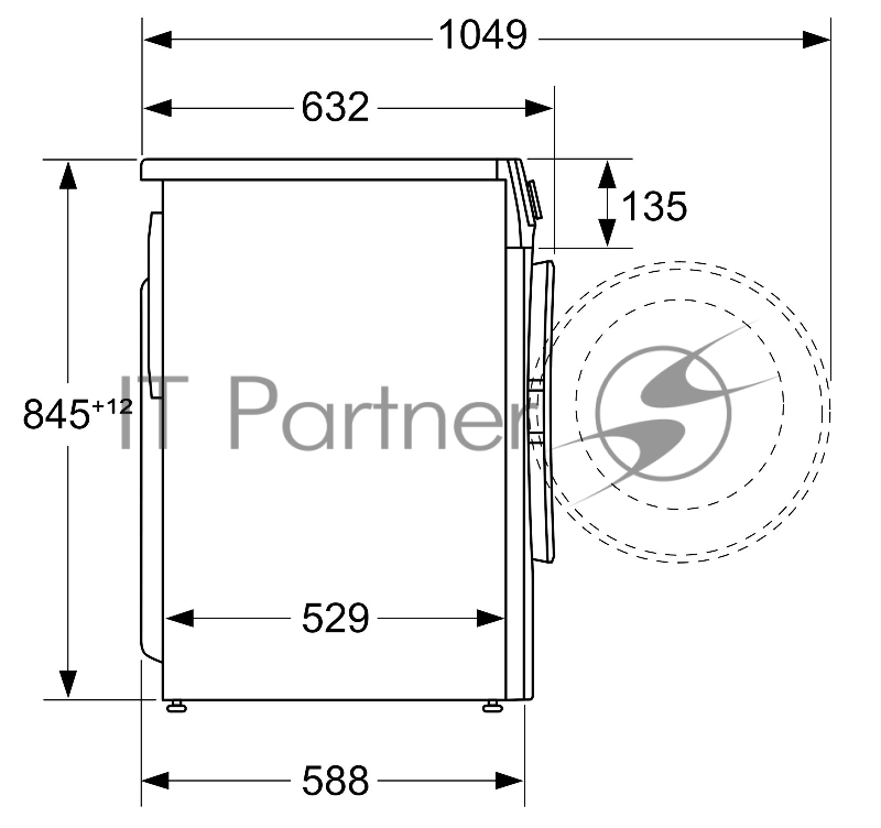 Стиральная машина BOSCH WGA142X1TR