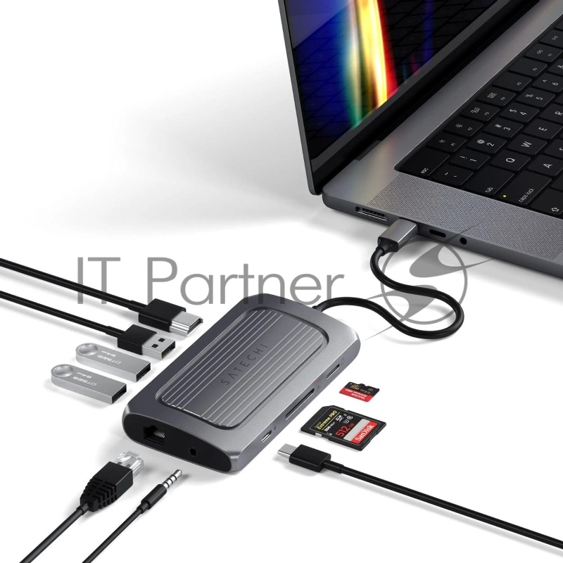 Адаптер Satechi ST-U4MA3M USB-C Type-C
