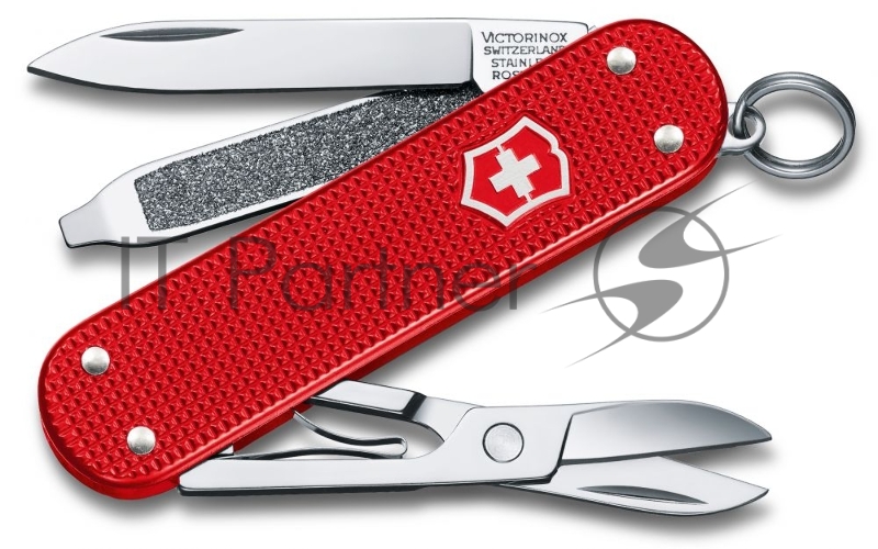 Нож перочинный Victorinox Alox Classic (0.6221.L18) 58мм 5функций красный