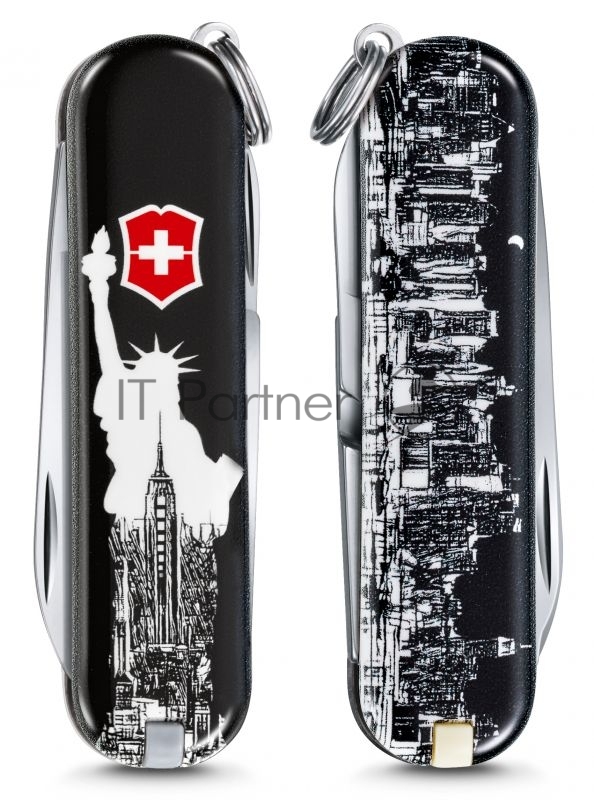 Нож перочинный Victorinox Classic New York (0.6223.L1803) 58мм 7функций