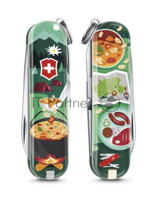 Нож перочинный Victorinox Classic LE2019 Swiss mountain Dinner (0.6223.L1907) 58мм 7функций подар.коробка