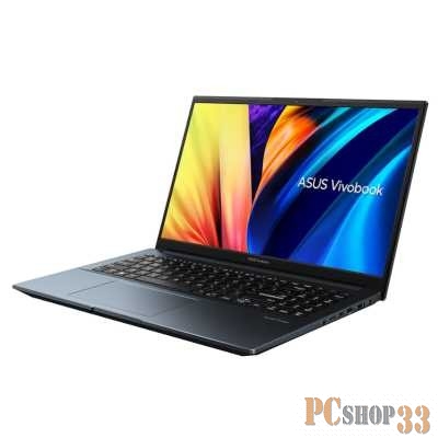 Ноутбук ASUS VivoBook 15 M6500QH-HN034 AMD R5 5600H/8Gb/512Gb SSD/15.6 FHD IPS(1920X1080)144HZ/GTX 1650 4Gb/WiFi6/BT/FP/Backlit KB/No OS/1.9Kg/QUIET BLUE/RU_EN_Keyboard