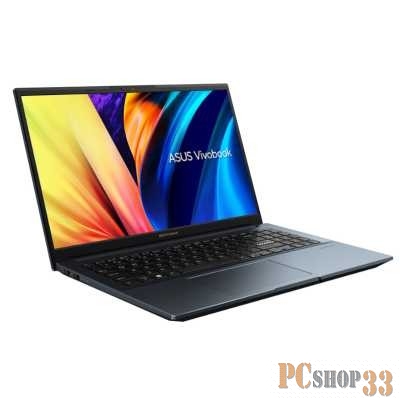 Ноутбук ASUS VivoBook 15 M6500QH-HN034 AMD R5 5600H/8Gb/512Gb SSD/15.6 FHD IPS(1920X1080)144HZ/GTX 1650 4Gb/WiFi6/BT/FP/Backlit KB/No OS/1.9Kg/QUIET BLUE/RU_EN_Keyboard