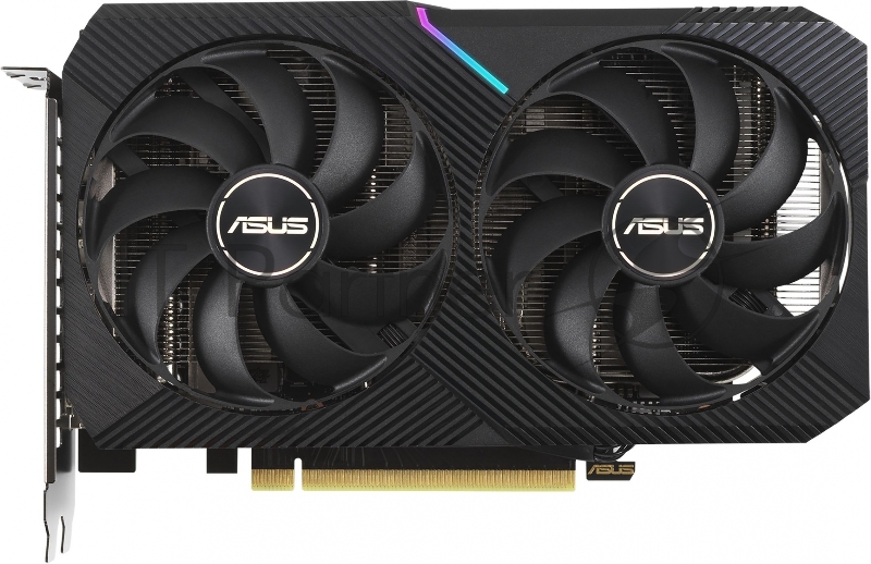 Видеокарта Asus PCI-E 4.0 DUAL-RTX3060-O8G NVIDIA GeForce RTX 3060 8192Mb 192 GDDR6 1837/15000 HDMIx1 DPx3 HDCP Ret