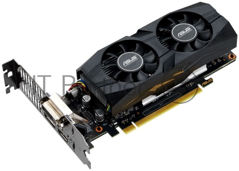Видеокарта Asus PCI-E GTX1650-4G-LP-BRK NVIDIA GeForce GTX 1650 4096Mb 128 GDDR6 1410/12000 DVIx1 HDMIx1 DPx1 HDCP Ret