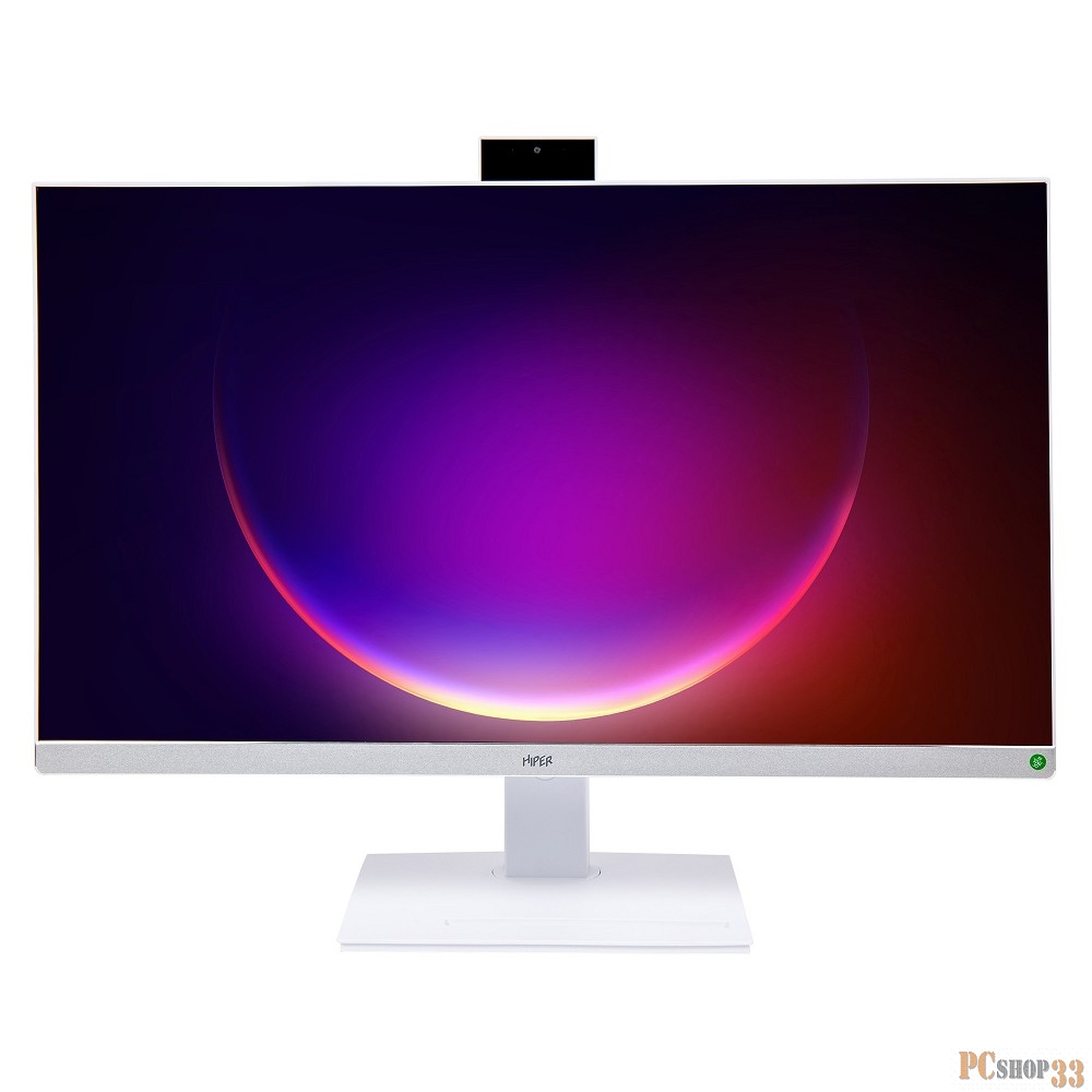 Моноблок Hiper V30 27 Full HD i3 10105 (3.7) 8Gb SSD256Gb UHDG Windows 10 Professional GbitEth WiFi BT клавиатура мышь Cam белый 1920x1080