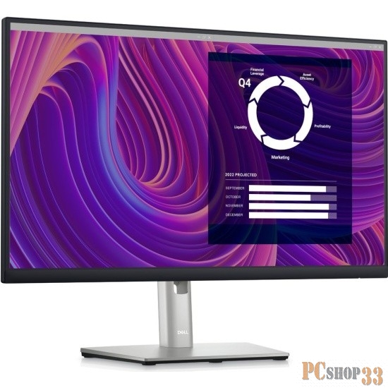 Монитор Dell 23.8 P2423D черный IPS LED 5ms 16:9 HDMI матовая HAS Pivot 1000:1 300cd 178гр/178гр 2560x1440 DisplayPort USB 5.45кг
