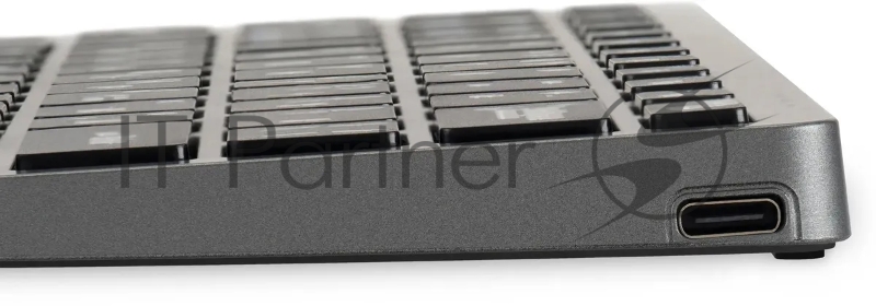 Клавиатура Оклик 835S черный/серый USB беспроводная BT/Radio slim Multimedia (1696467)