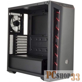 Корпус Cooler Master MasterBox MB510L MCB-B510L-KANN-S00, 2xUSB3.0, 1x120 Fan, w/o PSU, Black, Red Trim, ATX