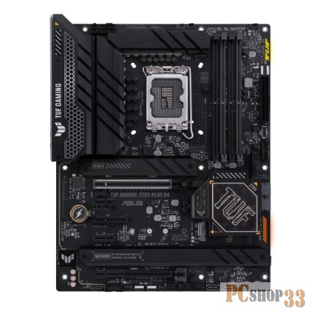 Материнская плата Asus TUF GAMING Z790-PLUS D4 Soc-1700 Intel Z790 4xDDR4 ATX AC`97 8ch(7.1) 2.5Gg RAID+HDMI+DP