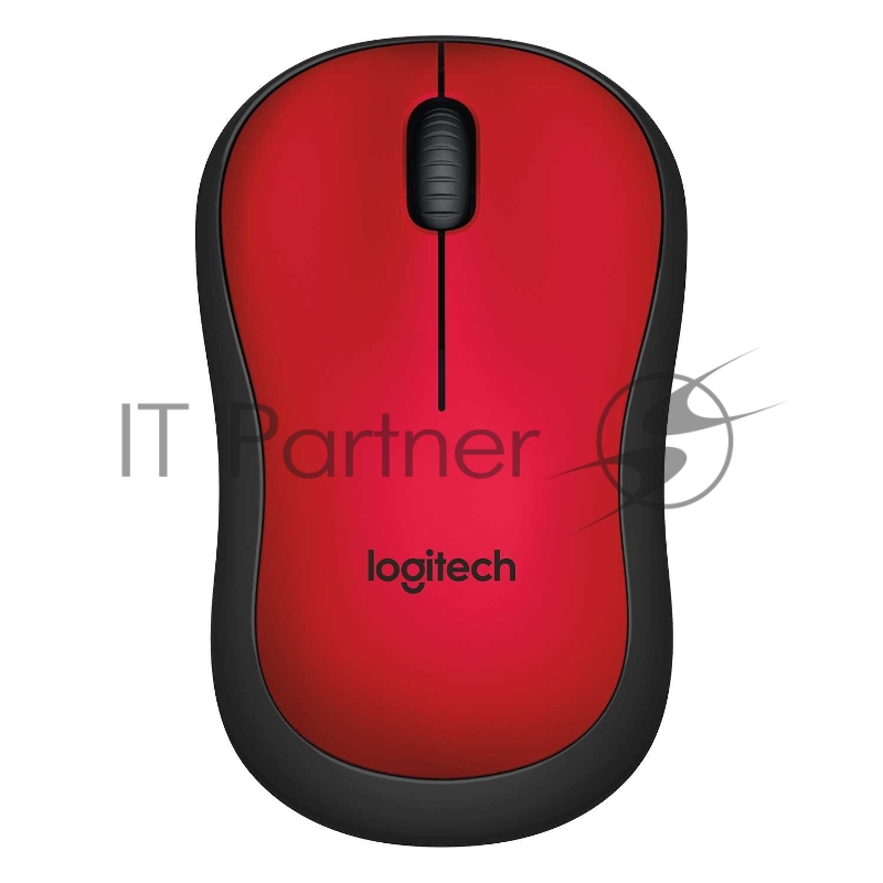 Мышь Logitech M220 Silent красный оптическая (1000dpi) беспроводная USB (2but)