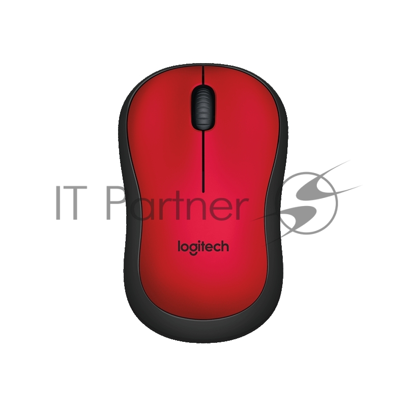 Мышь Logitech M220 Silent красный оптическая (1000dpi) беспроводная USB (2but)
