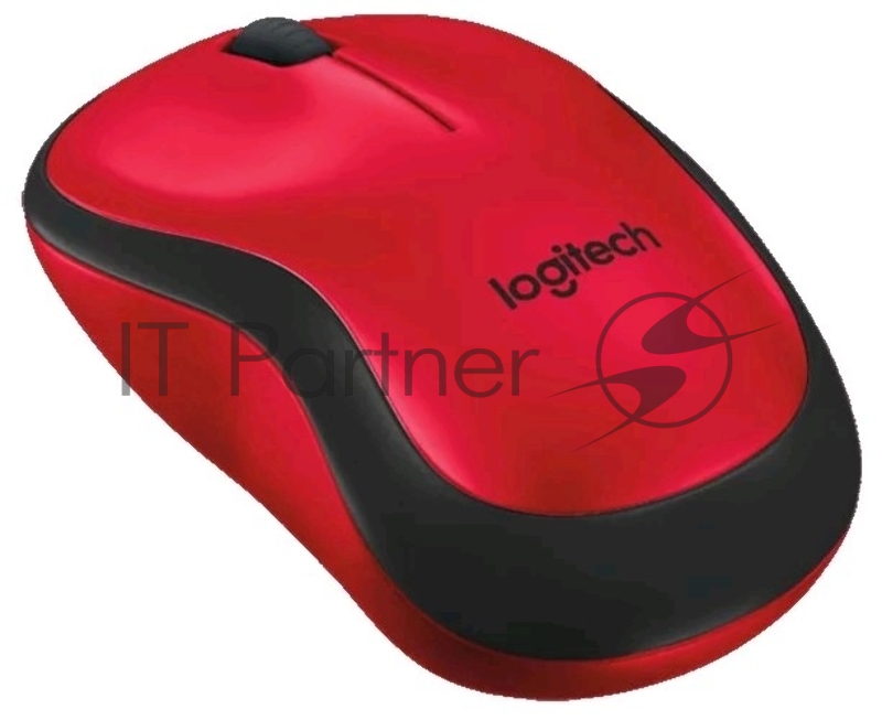 Мышь Logitech M220 Silent красный оптическая (1000dpi) беспроводная USB (2but)