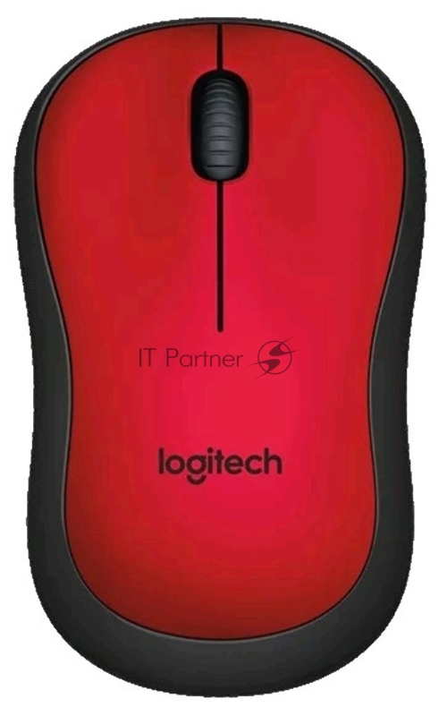 Мышь Logitech M220 Silent красный оптическая (1000dpi) беспроводная USB (2but)