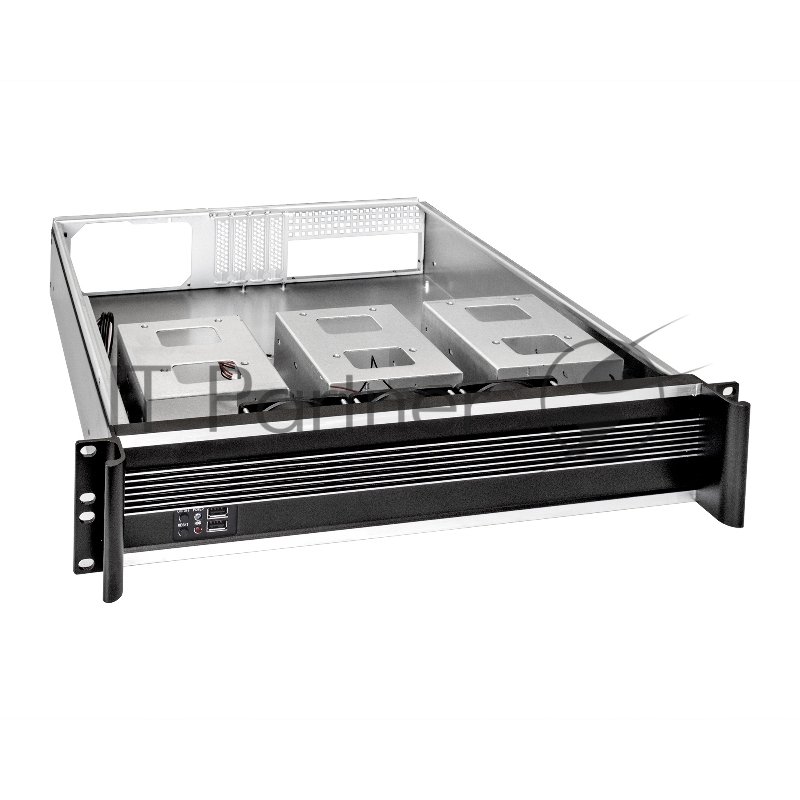 Серверный корпус ExeGate EX293328RUS Pro 2U450-09 <RM 19, высота 2U, глубина 450, БП 900ADS, 2*USB>