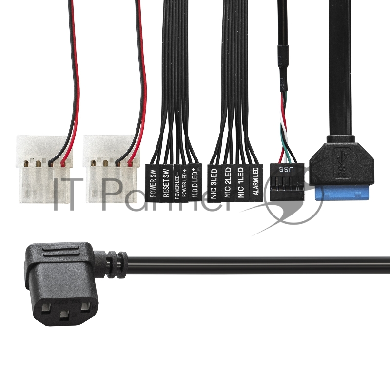 Серверный корпус ExeGate EX293906RUS Pro 3U450-09 <RM 19, высота 3U, глубина 450, БП 2U-1080ADS, USB>