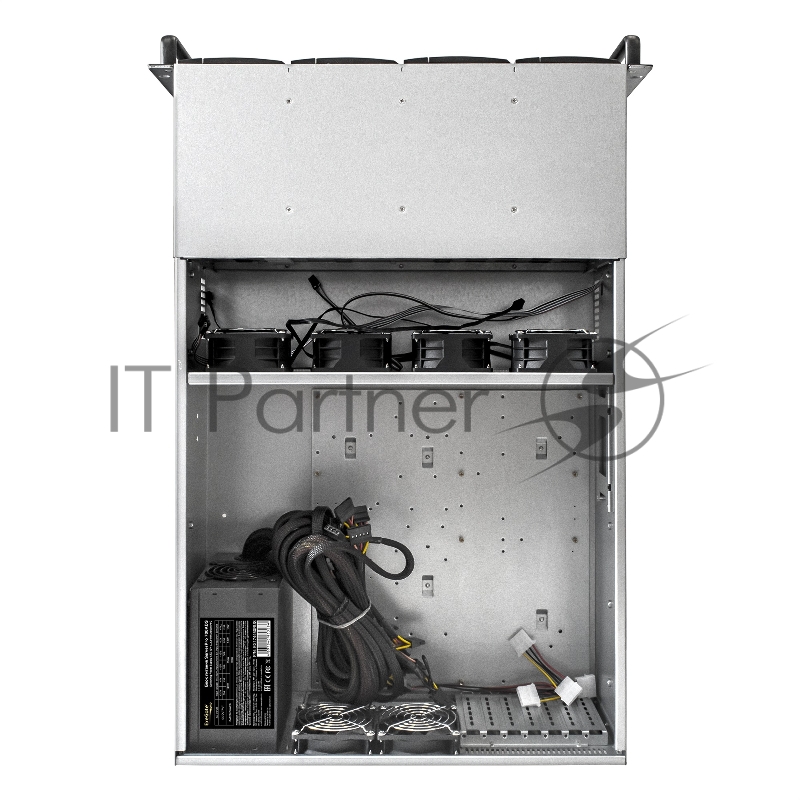 Серверный корпус ExeGate EX293581RUS Pro 4U660-HS24 <RM 19, высота 4U, глубина 660, БП 1000ADS, 24xHotSwap, USB>