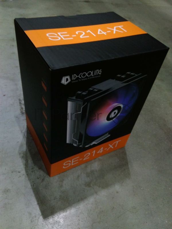 Кулер ID-COOLING SE-214-XT LGA1700/1200/115X/AM4 (16шт/кор, TDP 180W, PWM, 4 тепл.трубки прямого контакта, FAN 120mm, Dynamic Multi-Color LED) RET