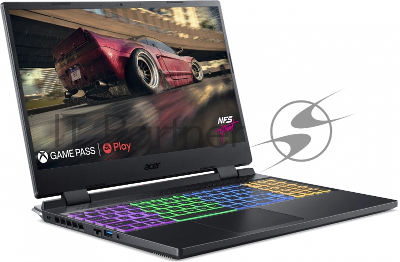 Ноутбук Acer Nitro 5 AN515-46-R8QP 15.6(1920x1080)/AMD Ryzen 9 6900HX(3.3Ghz)/16384Mb/1024SSD GeForce RTX3070Ti(8192Mb)/Cam/BT/WiFi/ 1y/2.4kg/Black/noOS + EN kbd, Английская клавиатура