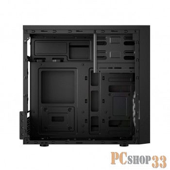 Корпус CBR PCC-MATX-RD873-450W2 mATX Minitower RD873, c БП PSU-ATX450-08EC (450W/80mm), 2*USB 2.0, HD Audio+Mic, кабель питания 1.2м, Black