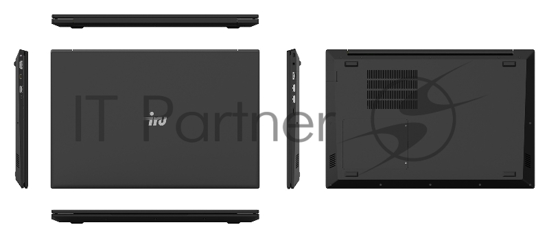 Ноутбук IRU Калибр 15TLI Core i3 1115G4 8Gb SSD256Gb Intel UHD Graphics 15.6 IPS FHD (1920x1080) Free DOS black WiFi BT Cam 7200mAh (1871663)