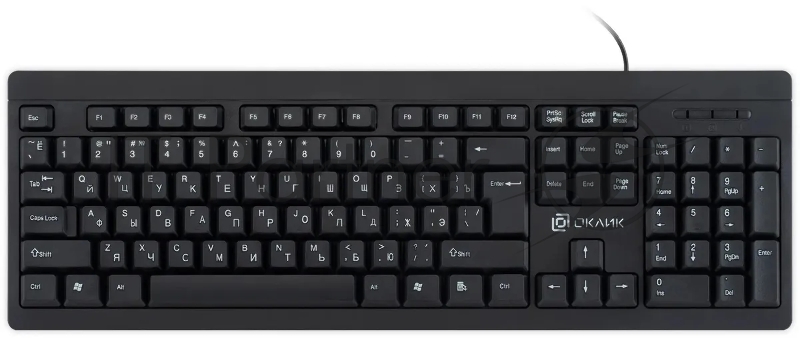 Клавиатура Оклик 95M черный (1788106)