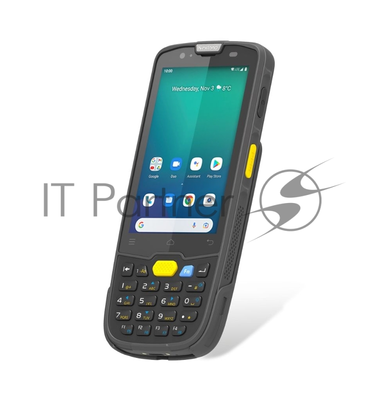 Терминал сбора данных Mobile Computer with 4 touchscreen, 2D CMOS imager with Laser Aimer (CM6x), 4GB/64GB, BT, WiFi, 4G, GPS, NFC, Camera. USB cable, rubber boot, battery and multi plug adapter. OS: Android 11 GMS.