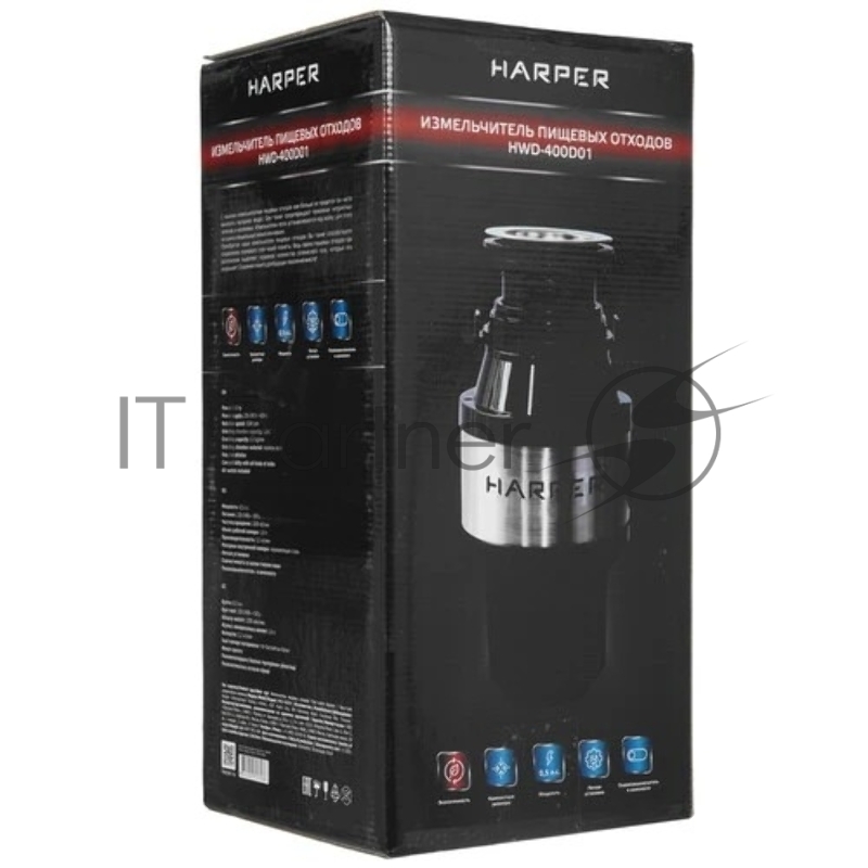 Измельчитель пищевых отходов HARPER HWD-400D01
