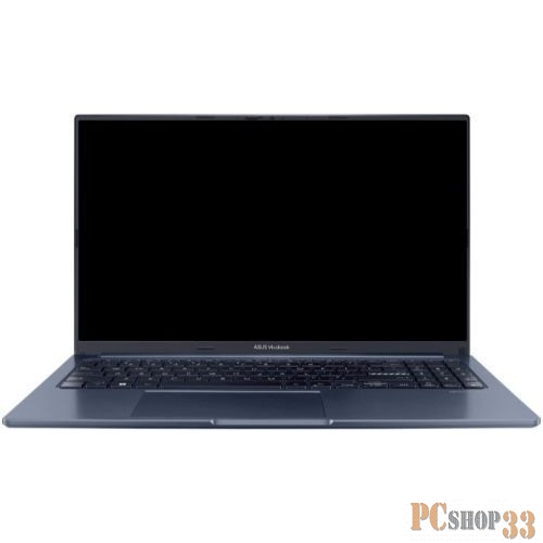 Ноутбук Asus VivoBook X1502ZA-BQ875 Core i3 1220P 8Gb SSD512Gb Intel UHD Graphics 15.6 FHD (1920x1080) noOS blue WiFi BT Cam