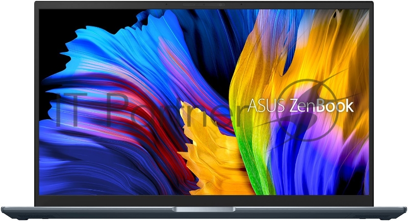 Ноутбук Asus Zenbook Pro 15 OLED UM535QE-KY328 Ryzen 7 5800H 16Gb SSD512Gb NVIDIA GeForce RTX 3050 Ti 4Gb 15.6 OLED Touch FHD (1920x1080) noOS grey WiFi BT Cam Bag