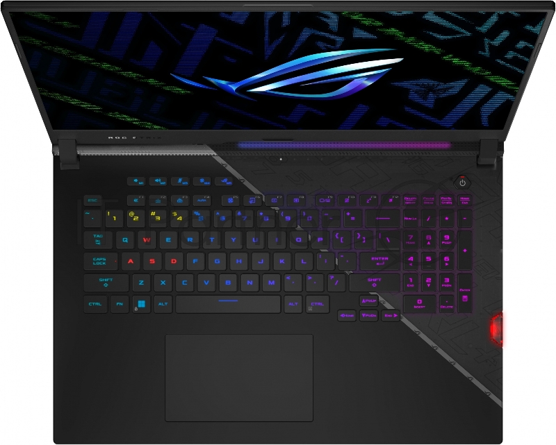 Ноутбук Asus ROG Strix Scar 17 SE G733CX-LL091W Core i9 12950HX 32Gb SSD1Tb NVIDIA GeForce RTX3080Ti 16Gb 17.3 WQHD (2560x1440) Windows 11 black WiFi BT Cam
