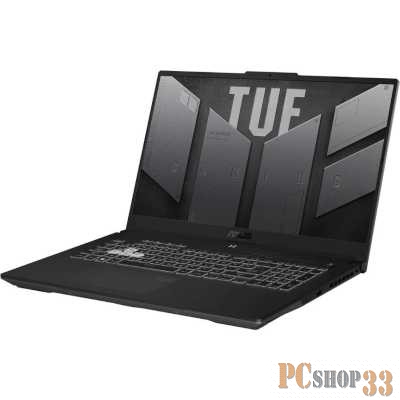 Ноутбук Asus TUF Gaming A17 FA707RE-HX040W Ryzen 7 6800H 16Gb SSD512Gb NVIDIA GeForce RTX 3050 Ti 4Gb 17.3 FHD (1920x1080) Windows 11 Home grey WiFi BT Cam