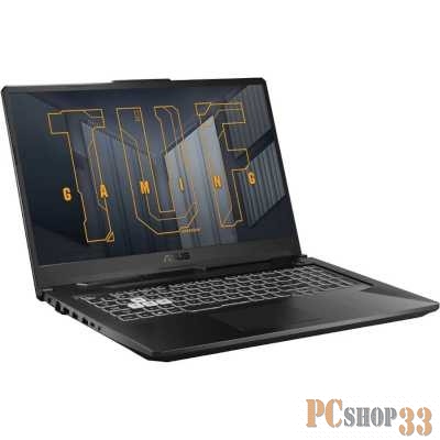 Ноутбук Asus TUF Gaming F17 FX706HC-HX007 Core i5 11400H 16Gb SSD512Gb NVIDIA GeForce RTX 3050 4Gb 17.3 IPS FHD (1920x1080) noOS grey WiFi BT Cam